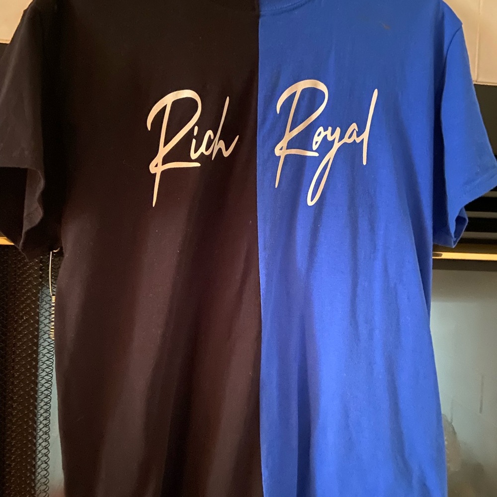 Blue & Black rich royal T shirt